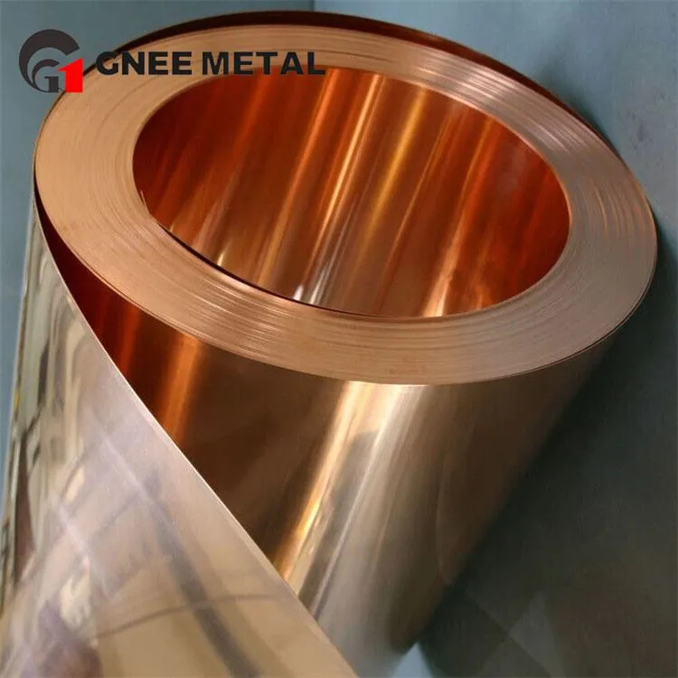 Rouleau de ruban de cuivre C18400