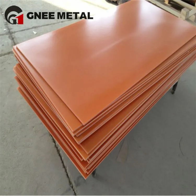 Feuilles de cuivre plates C86200