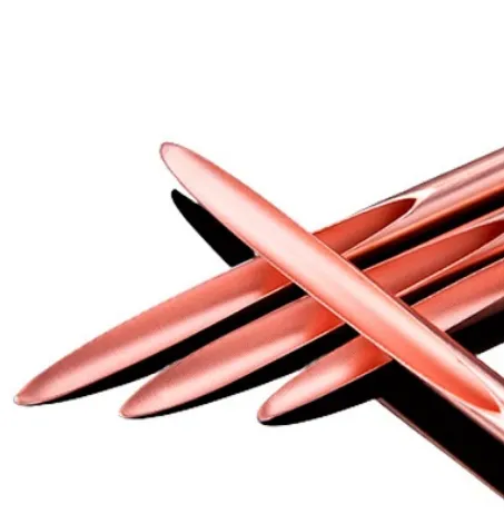 Tube de cuivre rainuré interne